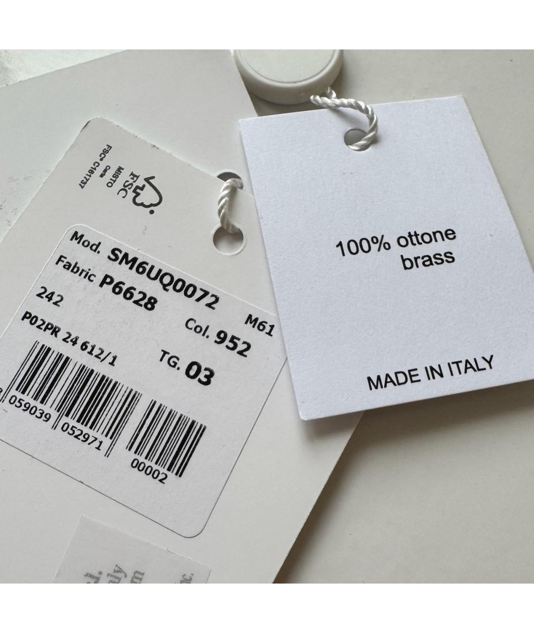 MAISON MARGIELA Серебряное латунное кольцо, фото 8