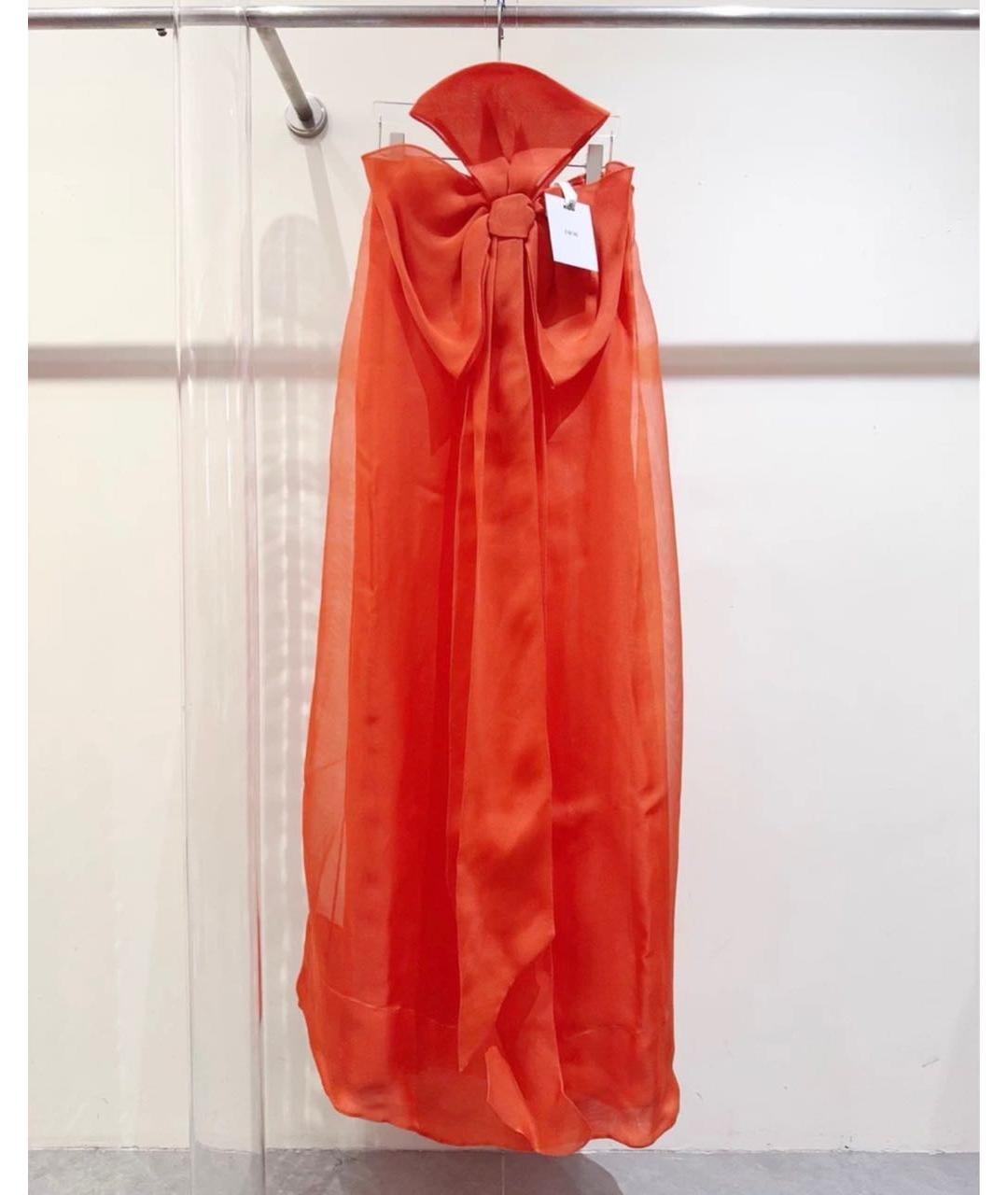 CHRISTIAN DIOR Оранжевое вечернее платье, фото 9