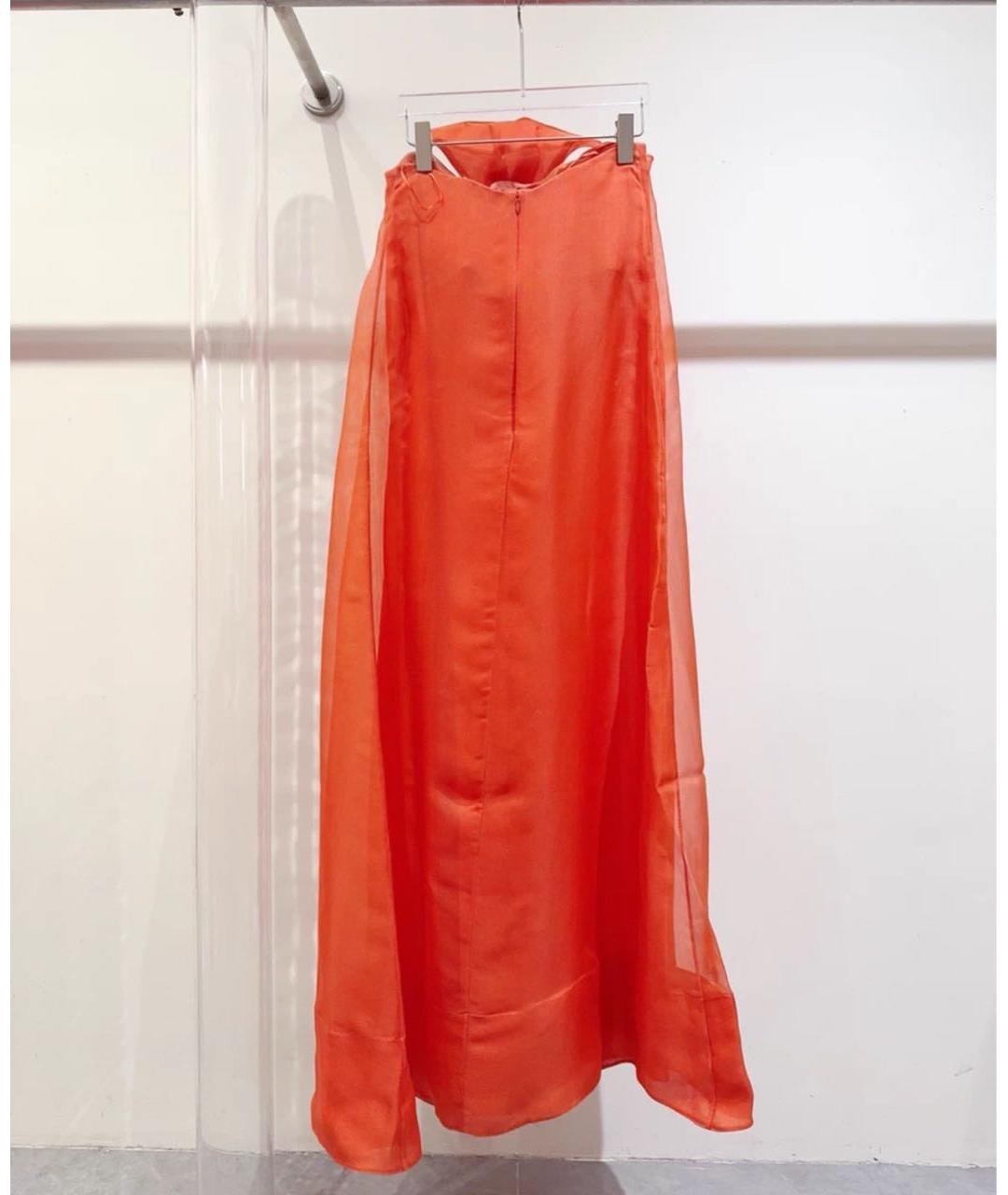 CHRISTIAN DIOR Оранжевое вечернее платье, фото 6