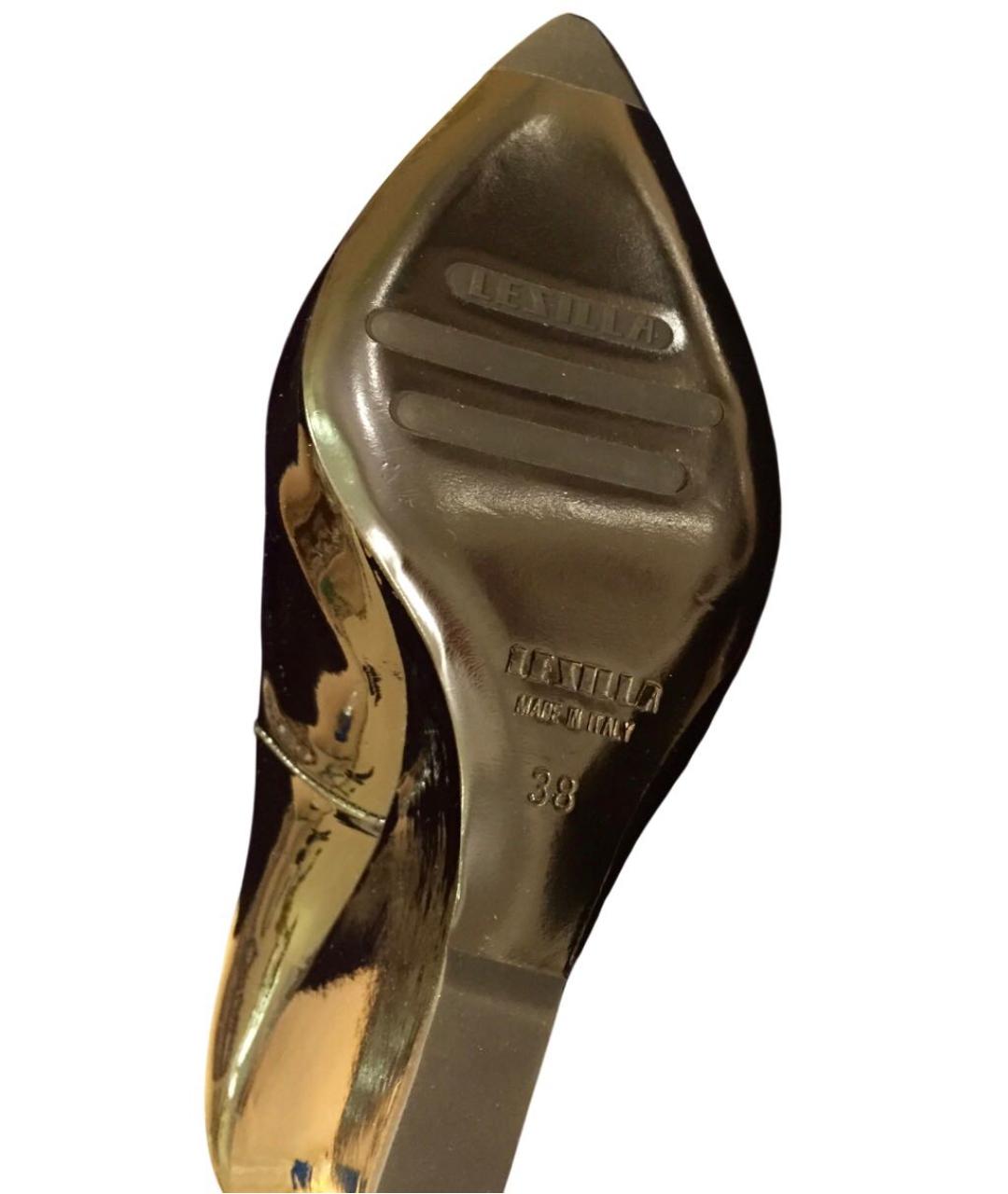 LE SILLA Черные туфли из лакированной кожи, фото 7