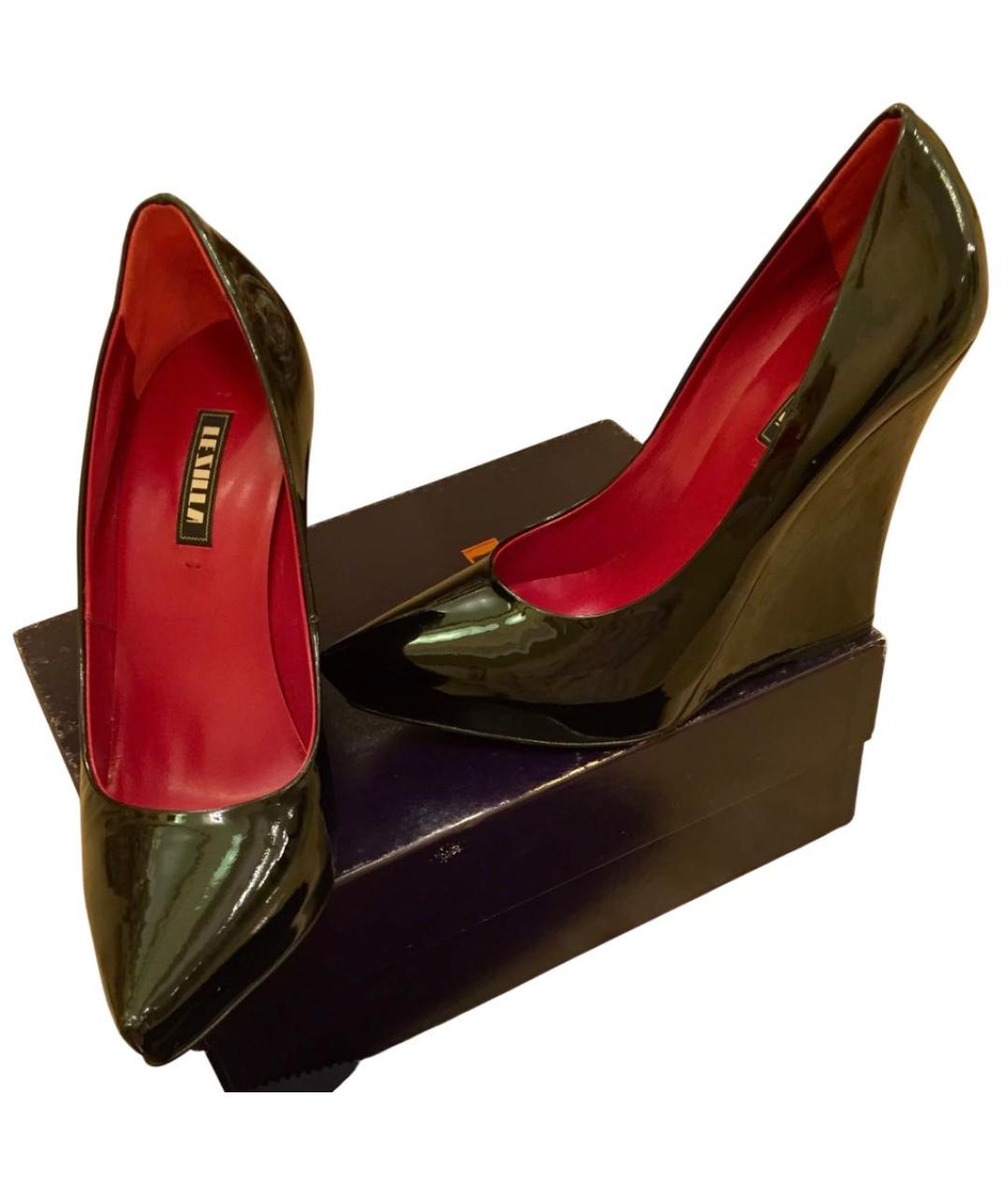 LE SILLA Черные туфли из лакированной кожи, фото 3