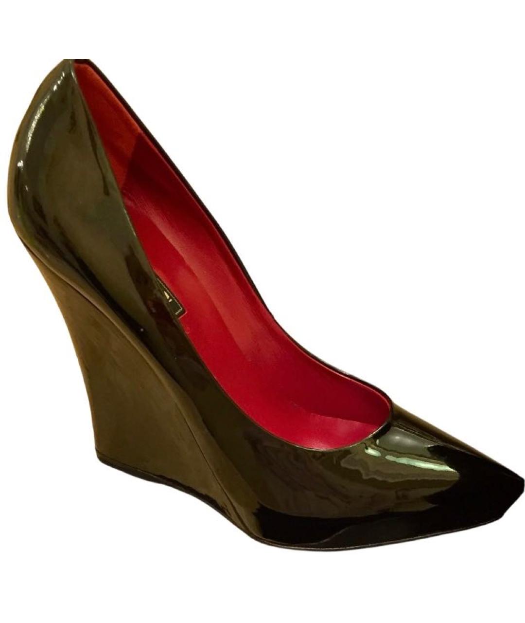 LE SILLA Черные туфли из лакированной кожи, фото 8