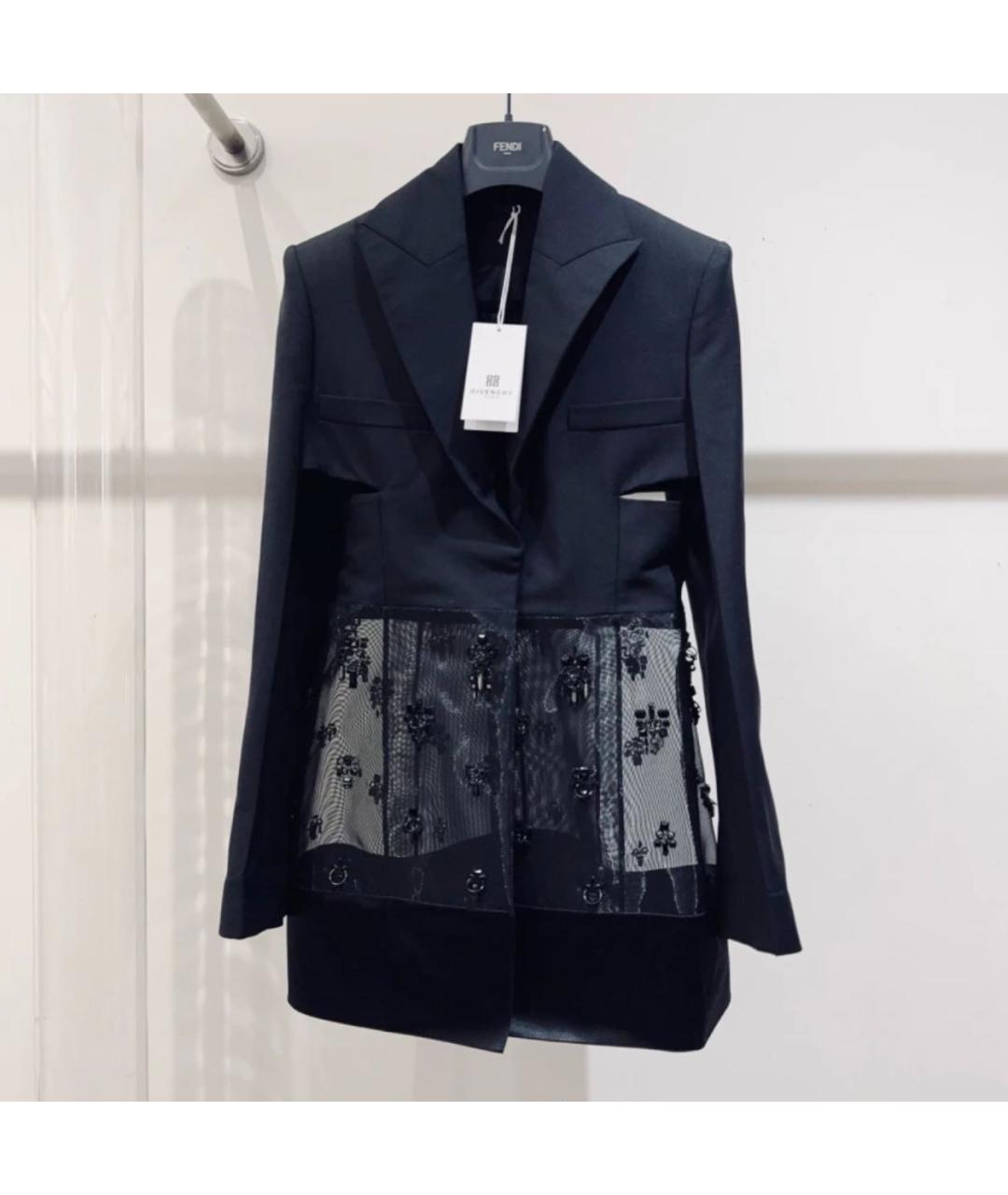 GIVENCHY Черный хлопковый жакет/пиджак, фото 4