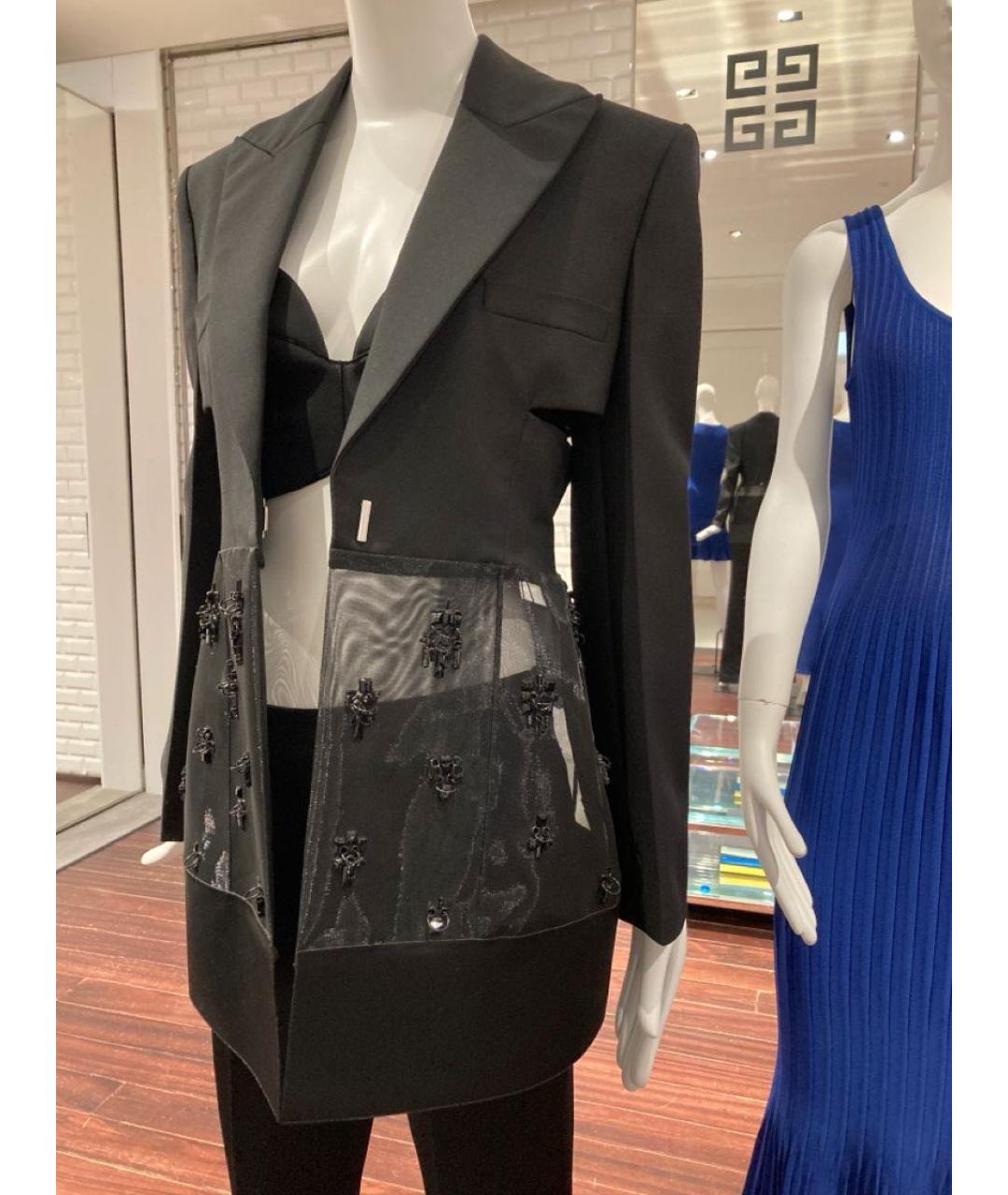 GIVENCHY Черный хлопковый жакет/пиджак, фото 2