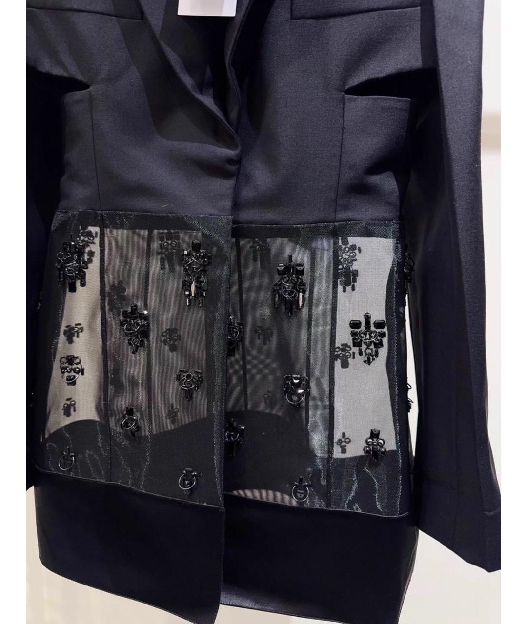 GIVENCHY Черный хлопковый жакет/пиджак, фото 5