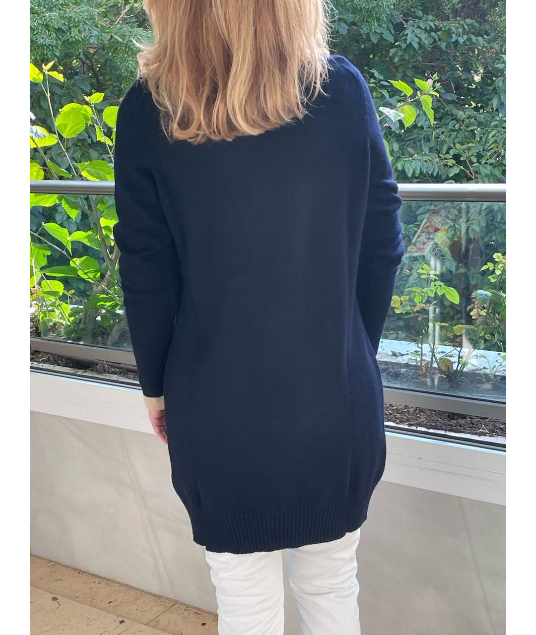 CHANEL Темно-синий кашемировый кардиган, фото 5