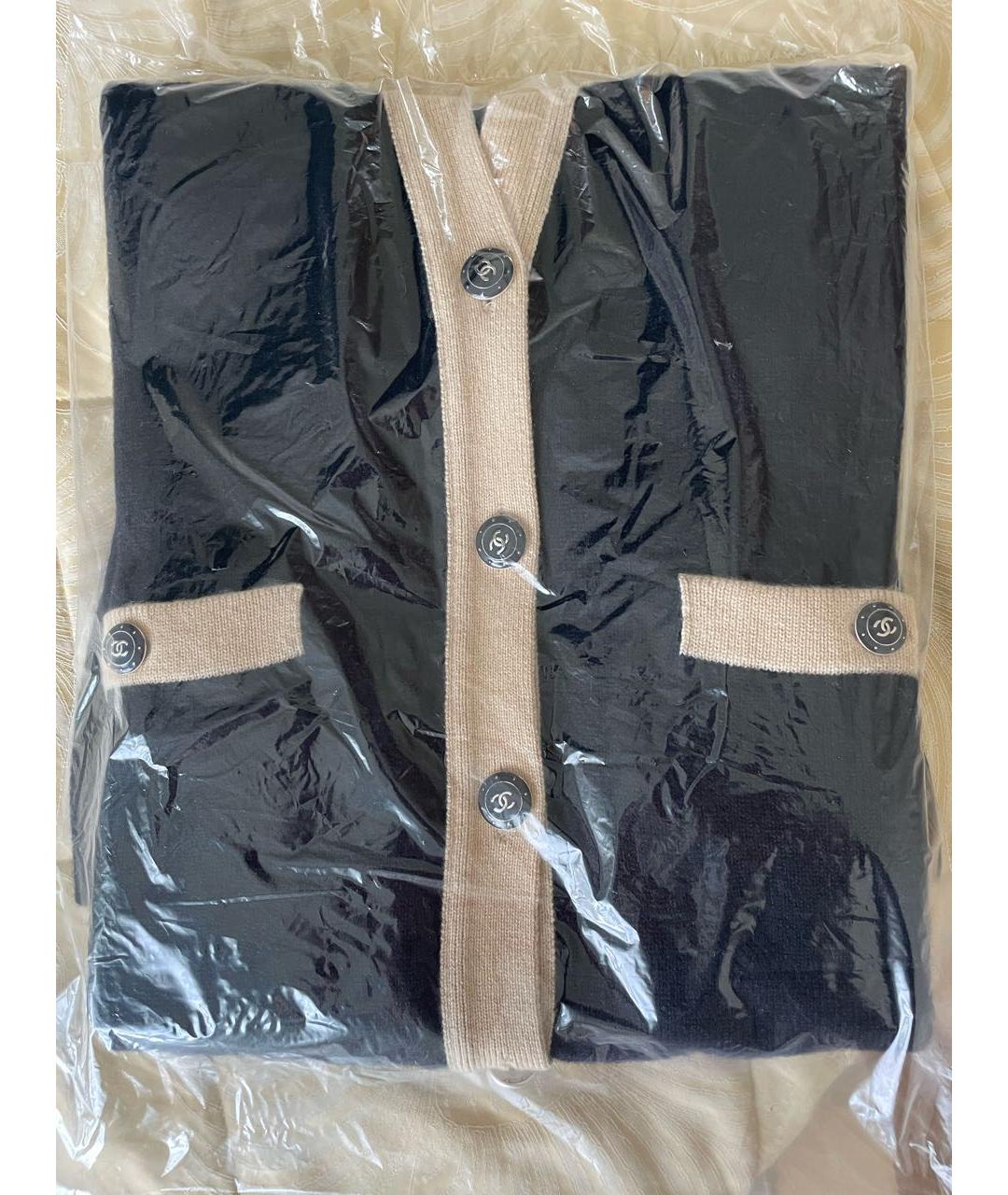 CHANEL Темно-синий кашемировый кардиган, фото 6