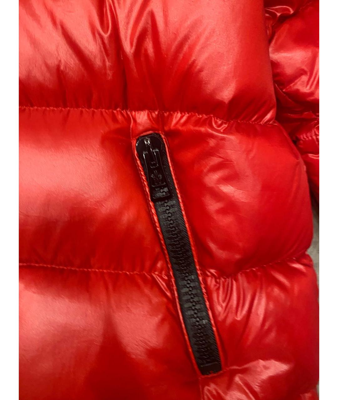 MONCLER Красный пуховик, фото 3