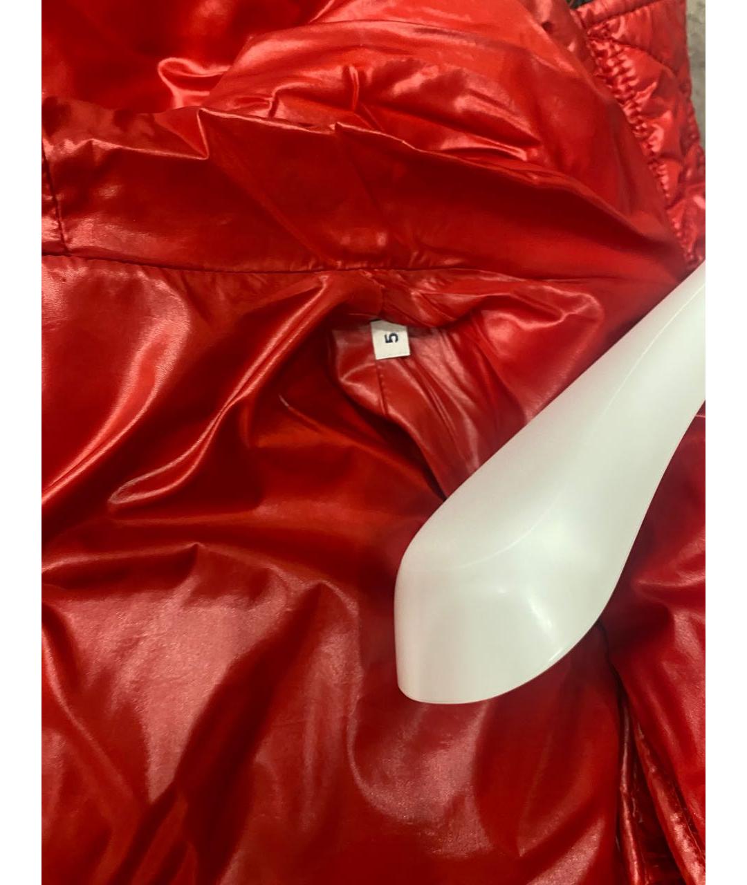 MONCLER Красный пуховик, фото 5