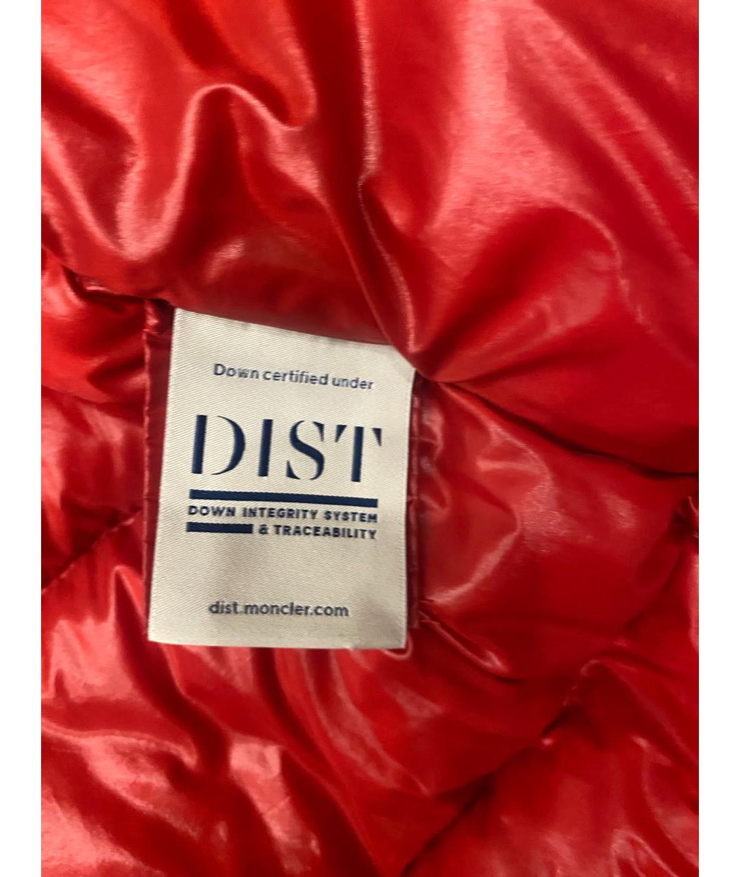 MONCLER Красный пуховик, фото 6