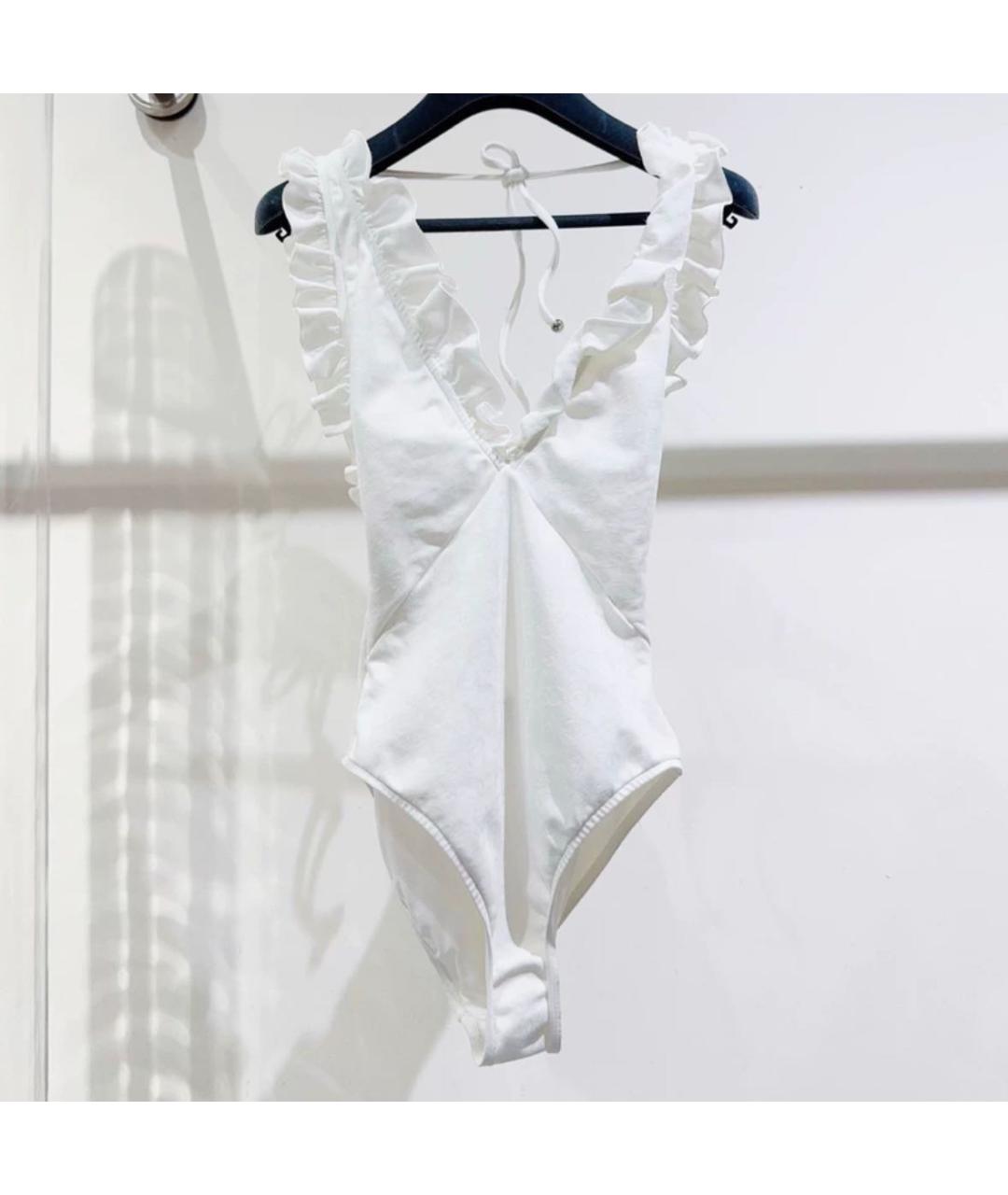 CHANEL Белый хлопковый купальник, фото 9