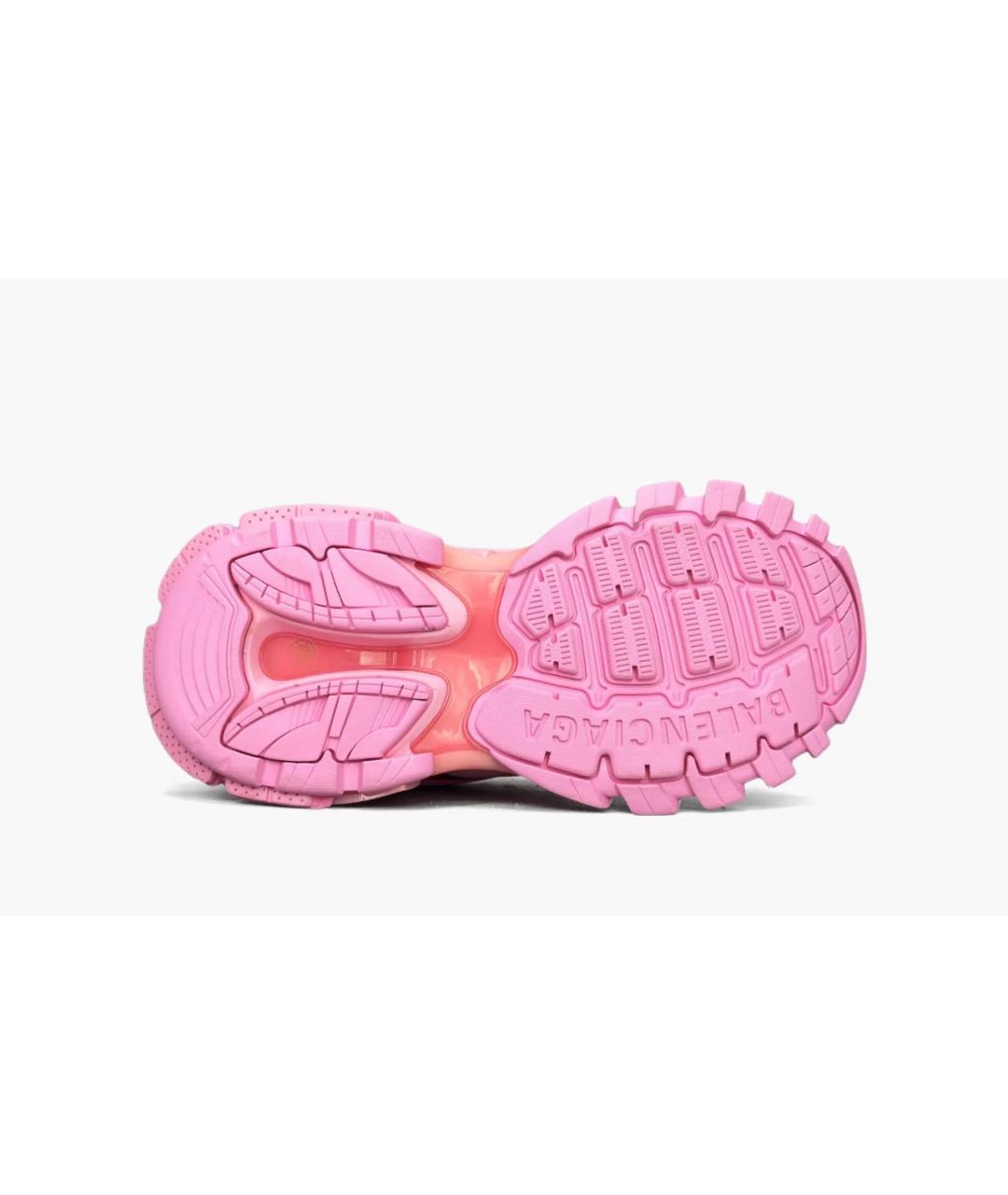 BALENCIAGA Розовые текстильные кроссовки, фото 6