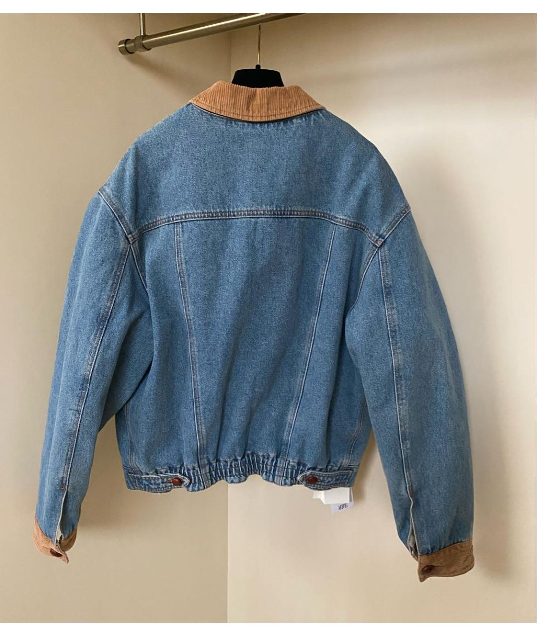 PHILOSOPHY DI LORENZO SERAFINI Синяя хлопковая куртка, фото 4