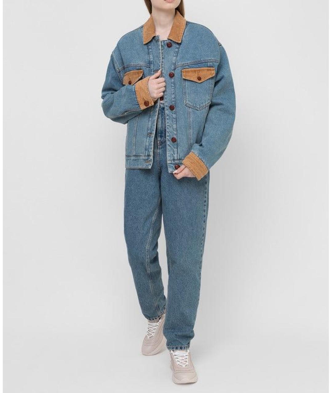 PHILOSOPHY DI LORENZO SERAFINI Синяя хлопковая куртка, фото 8