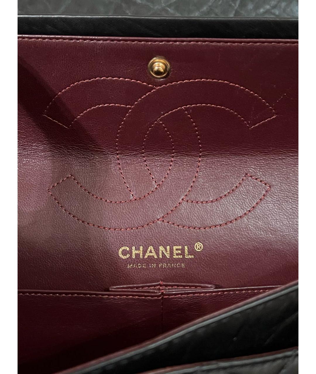 CHANEL Черная кожаная сумка через плечо, фото 5