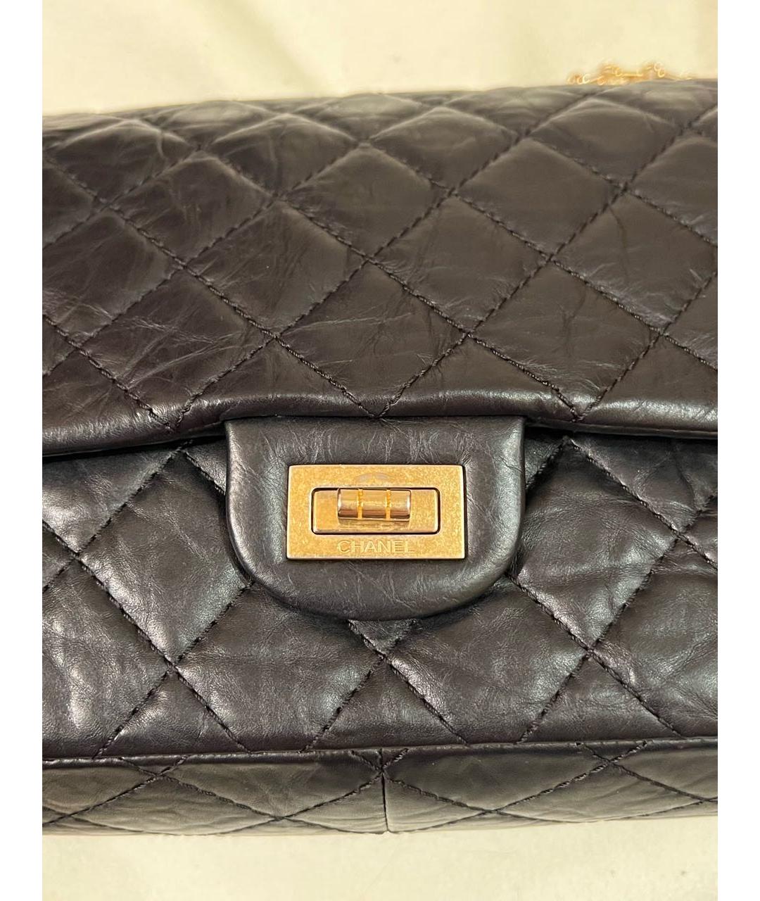 CHANEL Черная кожаная сумка через плечо, фото 8