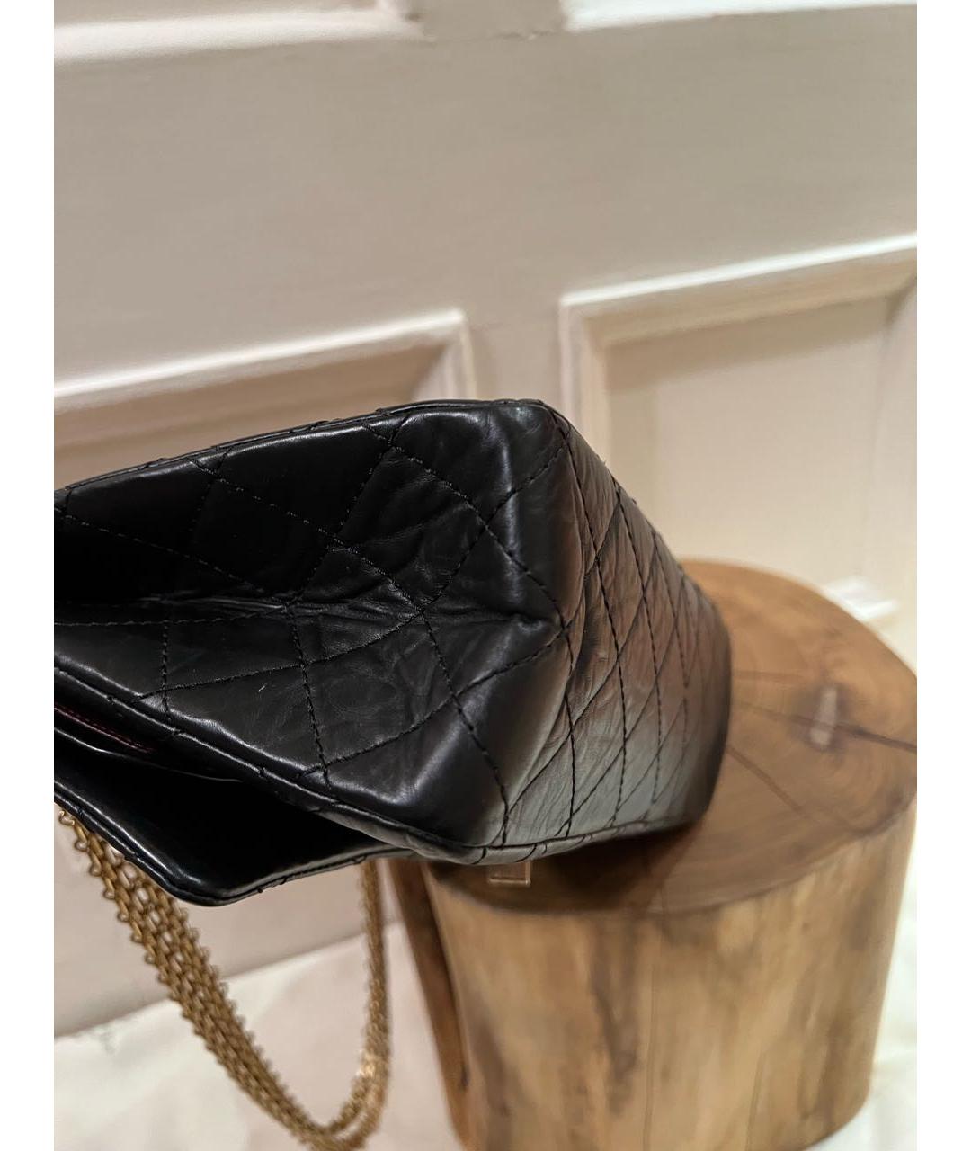 CHANEL Черная кожаная сумка через плечо, фото 6