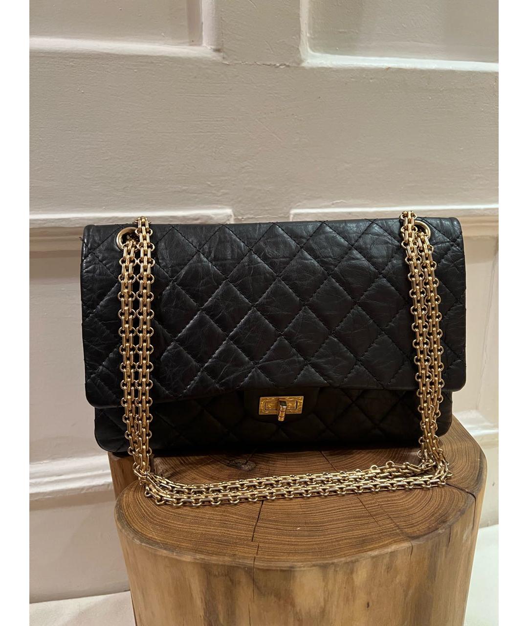 CHANEL Черная кожаная сумка через плечо, фото 9