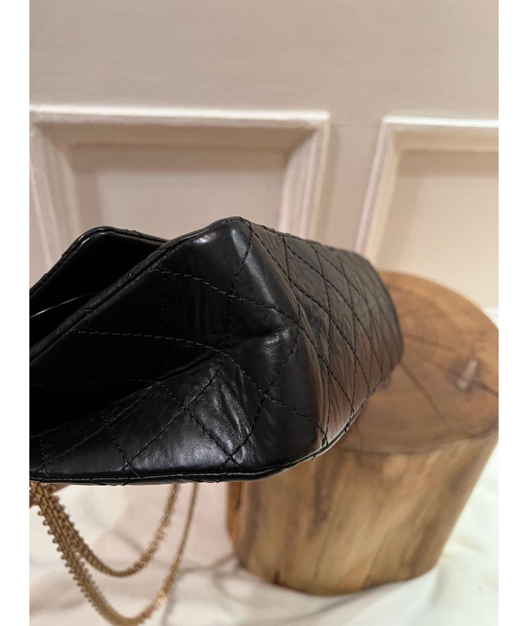 CHANEL Черная кожаная сумка через плечо, фото 7