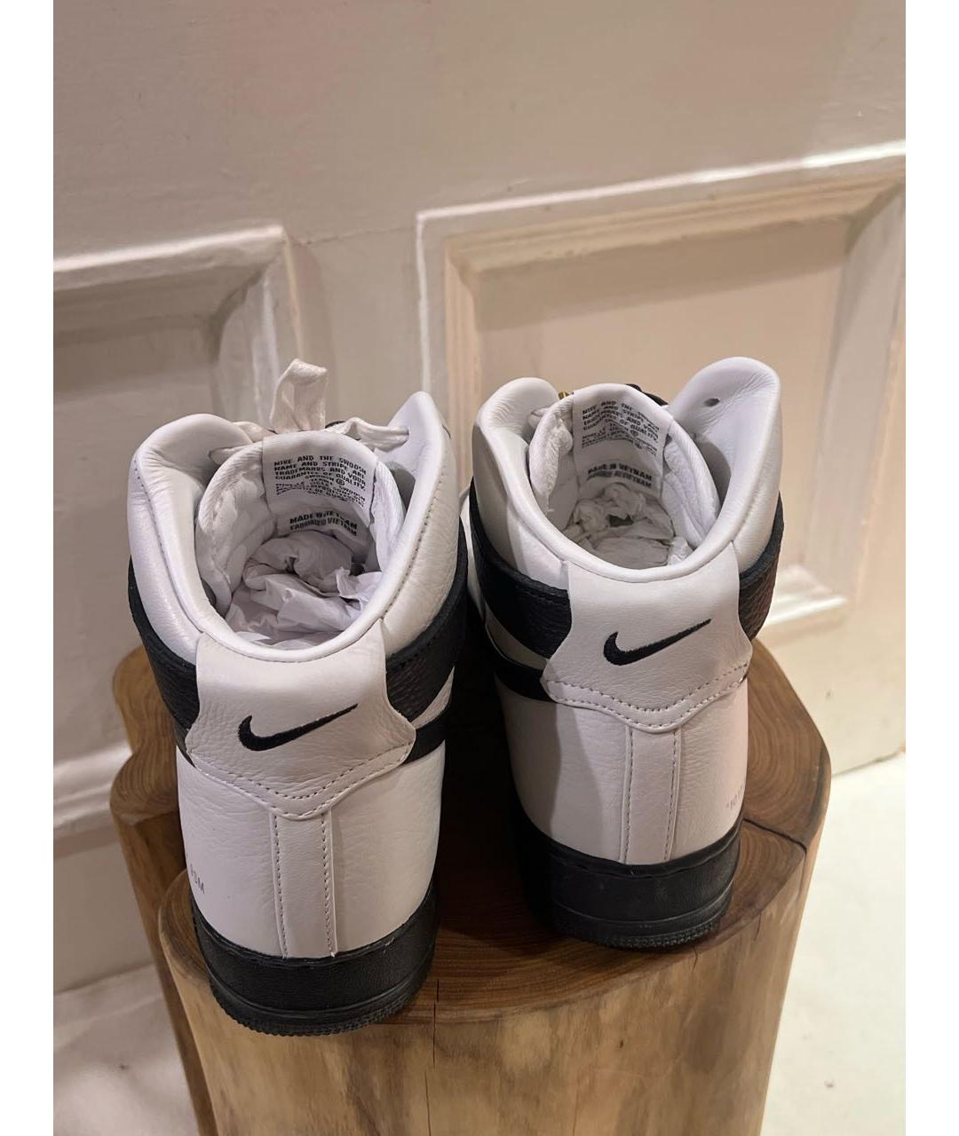 1017 ALYX 9SM Белые кожаные высокие кроссовки / кеды, фото 4