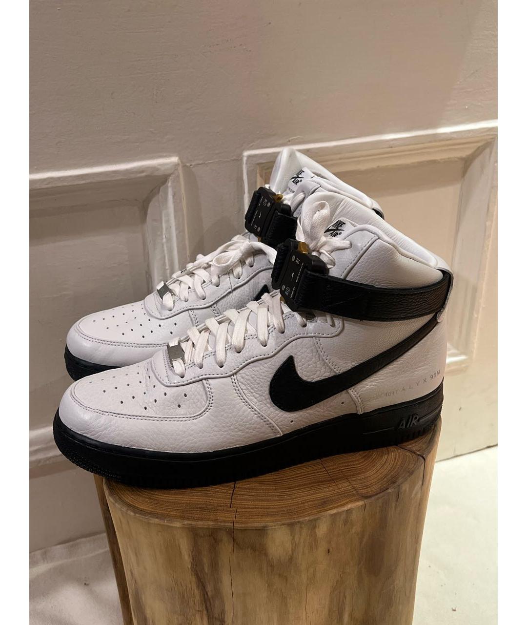 1017 ALYX 9SM Белые кожаные высокие кроссовки / кеды, фото 2