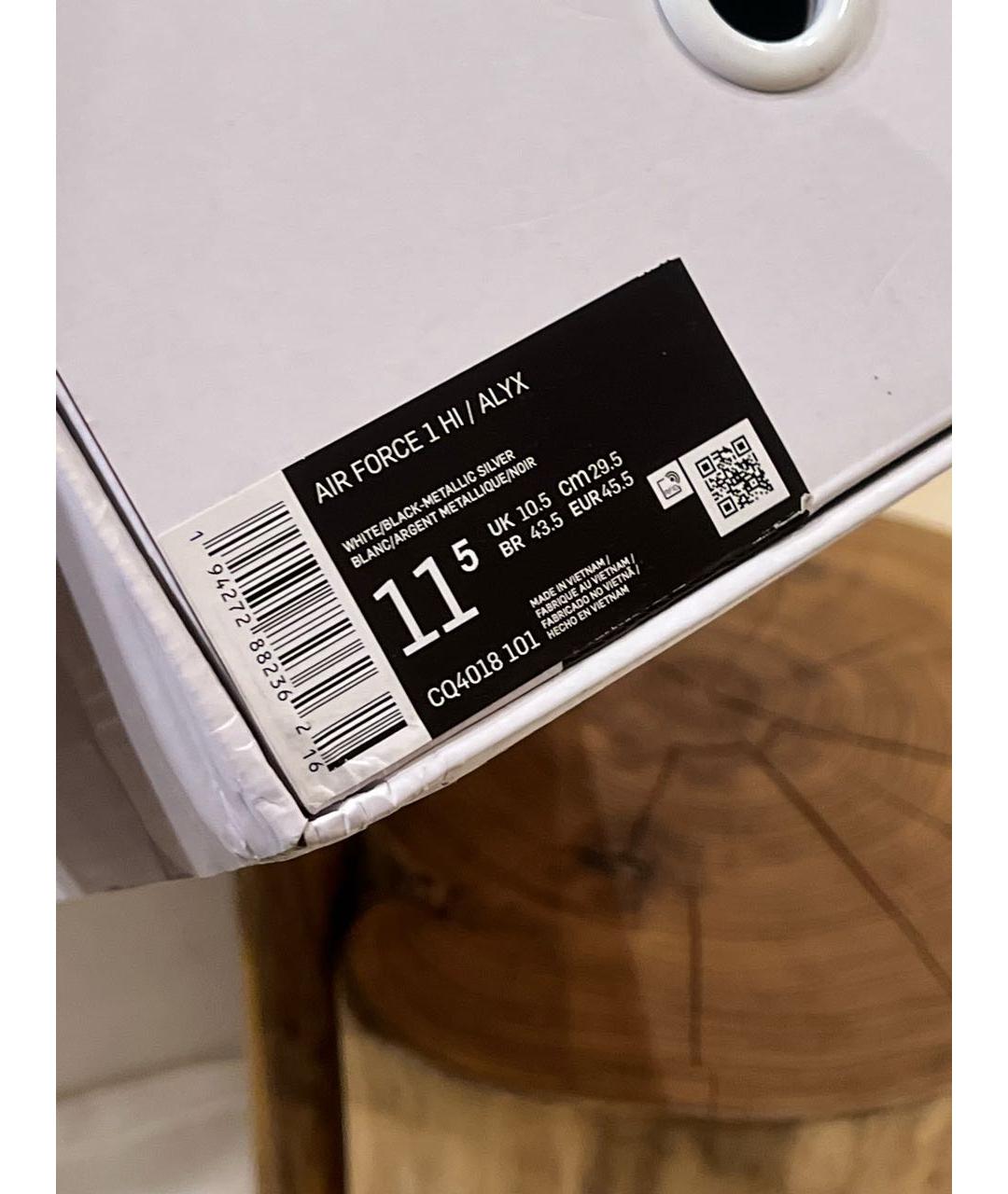 1017 ALYX 9SM Белые кожаные высокие кроссовки / кеды, фото 7