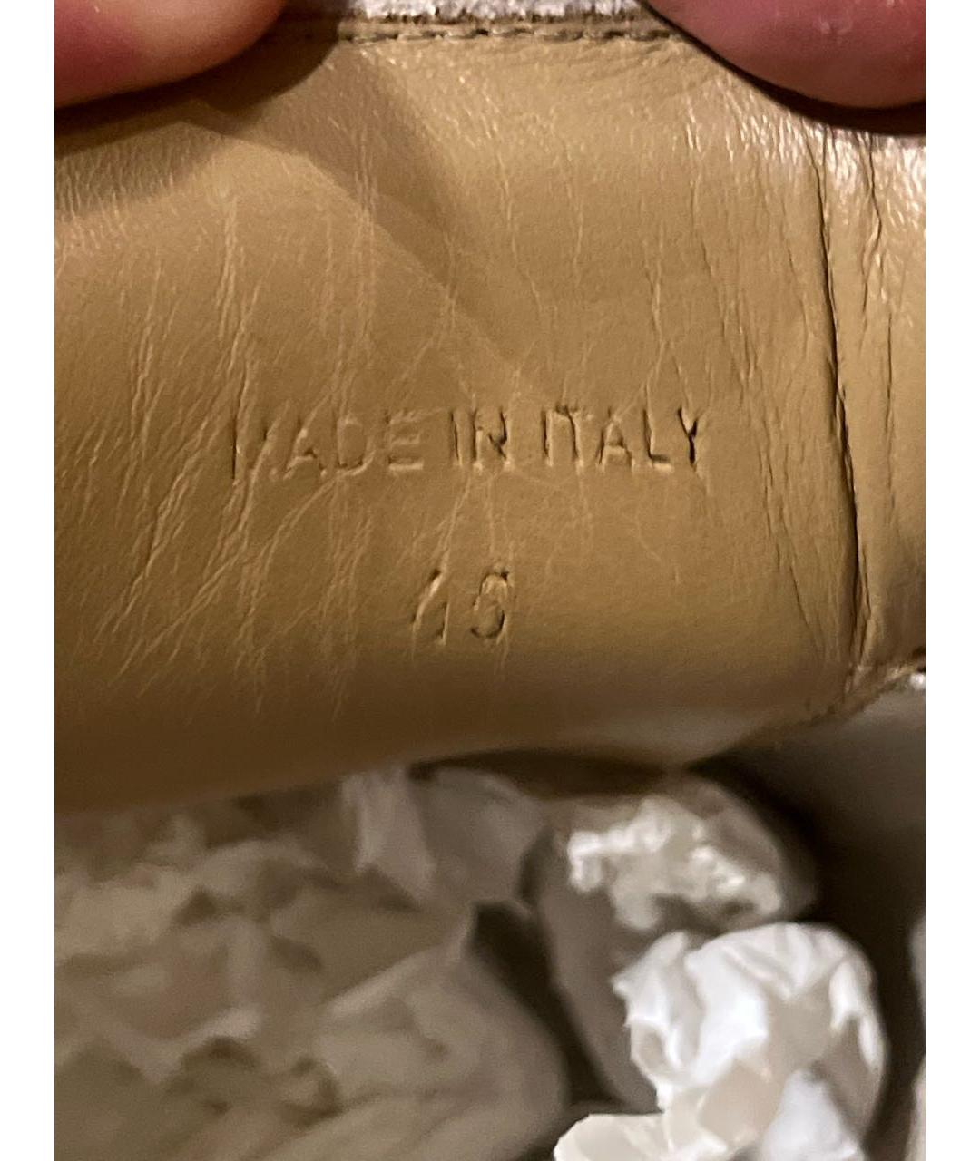 MAISON MARGIELA Мульти кожаные низкие кроссовки / кеды, фото 5