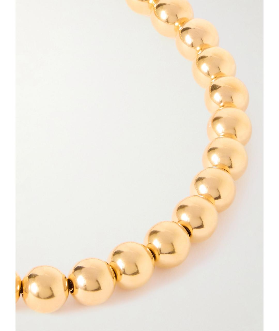 JIL SANDER Золотое металлическое колье, фото 4