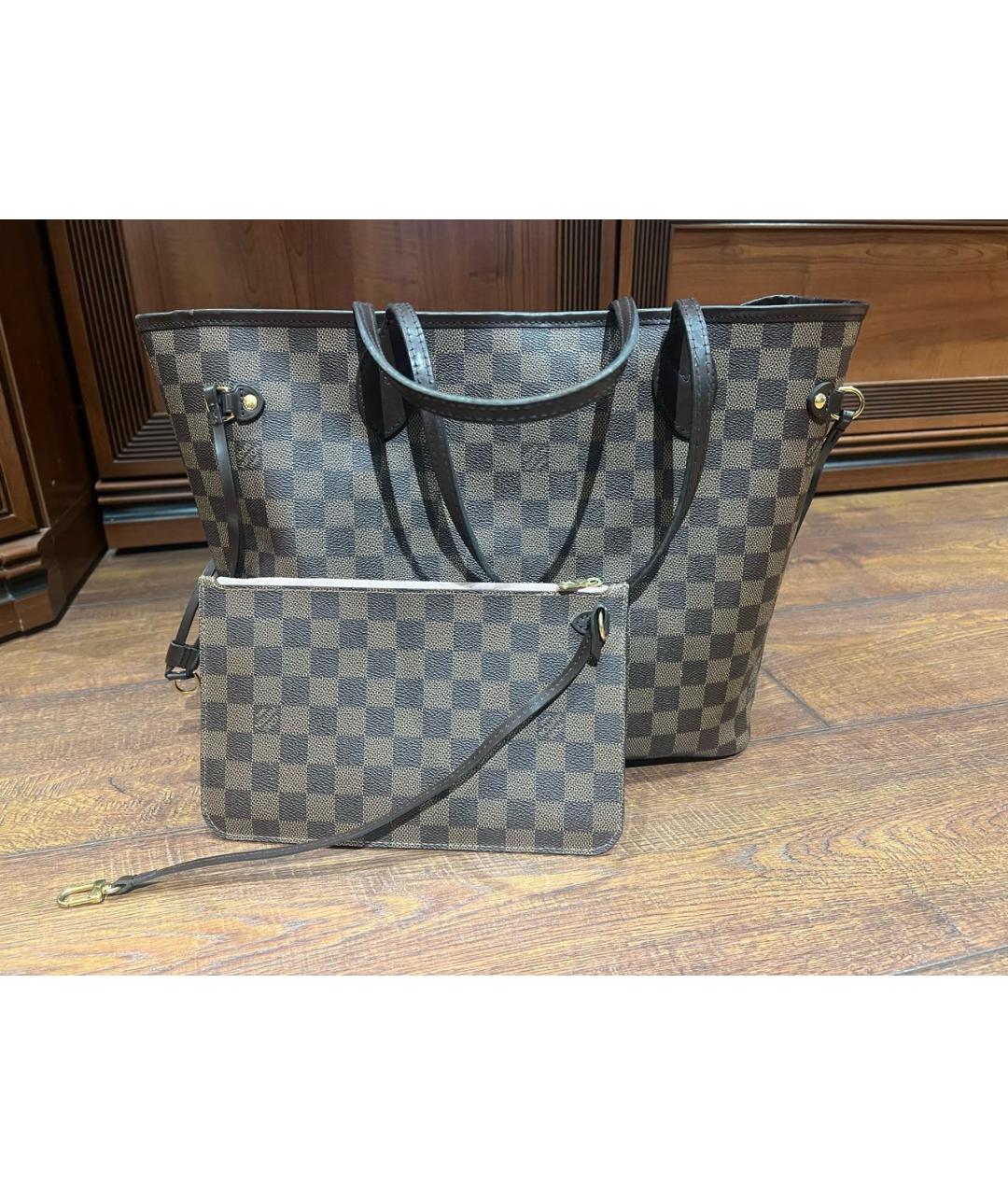 LOUIS VUITTON Коричневая сумка тоут, фото 2