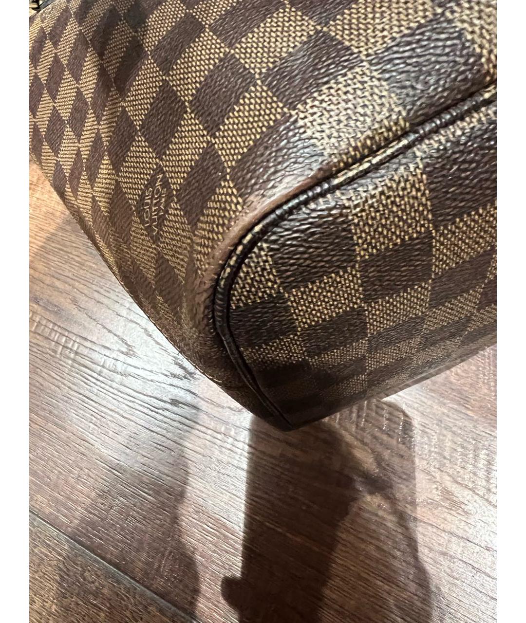 LOUIS VUITTON Коричневая сумка тоут, фото 5