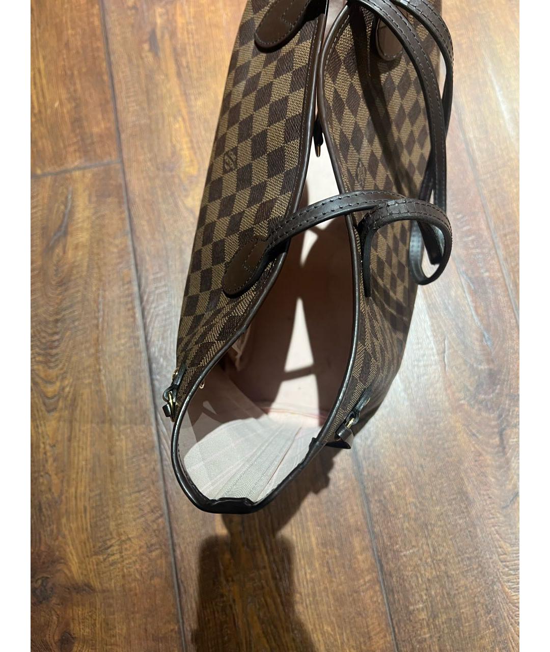 LOUIS VUITTON Коричневая сумка тоут, фото 4