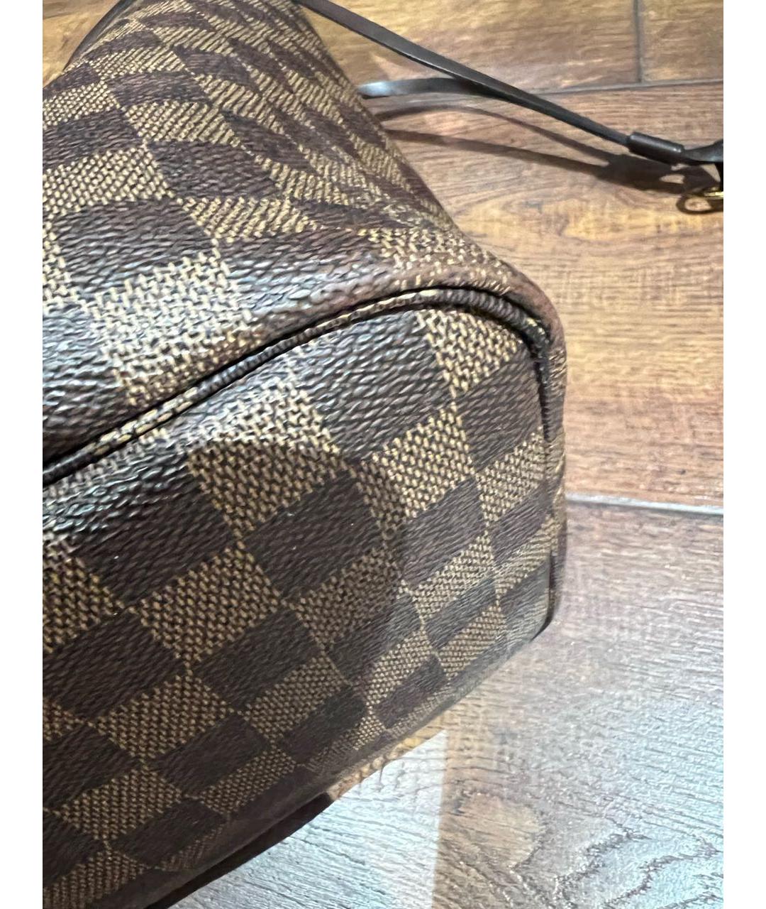 LOUIS VUITTON Коричневая сумка тоут, фото 6