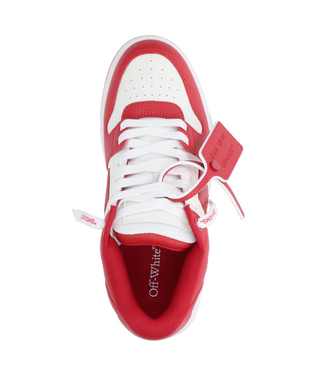 OFF-WHITE Мульти кожаные низкие кроссовки / кеды, фото 5