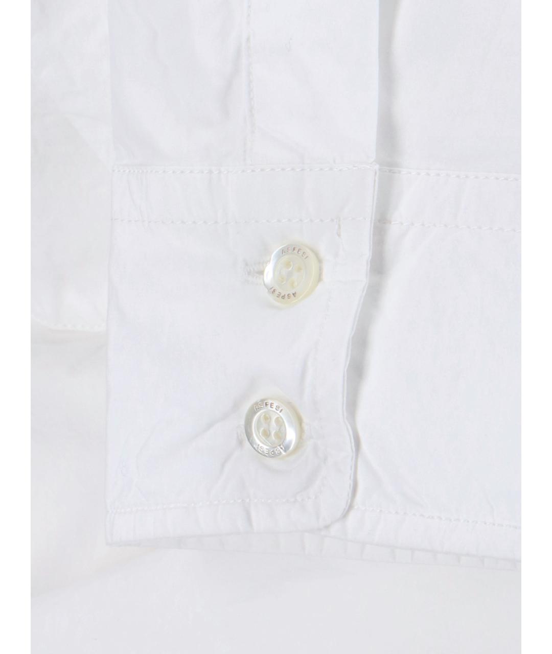 ASPESI Белая хлопковая кэжуал рубашка, фото 5