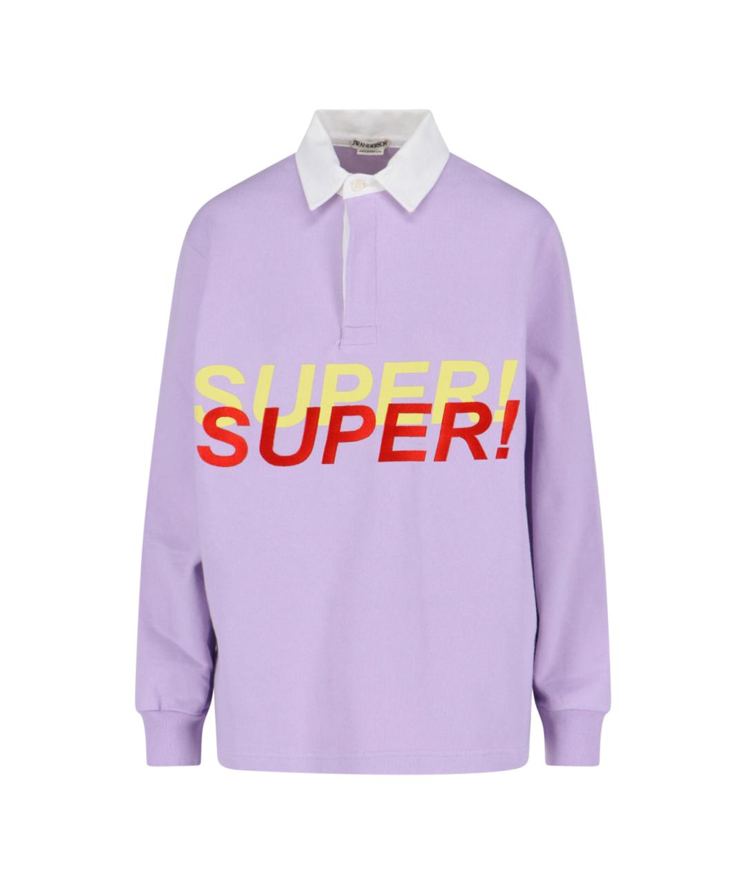 J.W.ANDERSON Фиолетовый хлопковый джемпер / свитер, фото 1