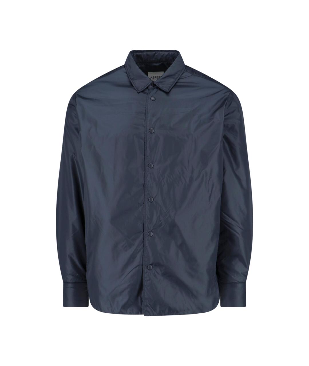 ASPESI Синяя кэжуал рубашка, фото 1