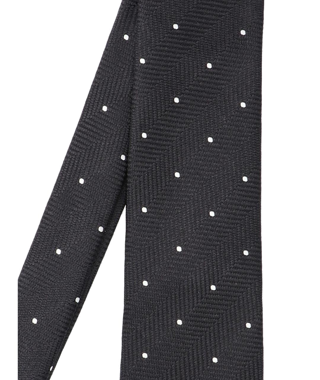 TOM FORD Черный шелковый галстук, фото 3