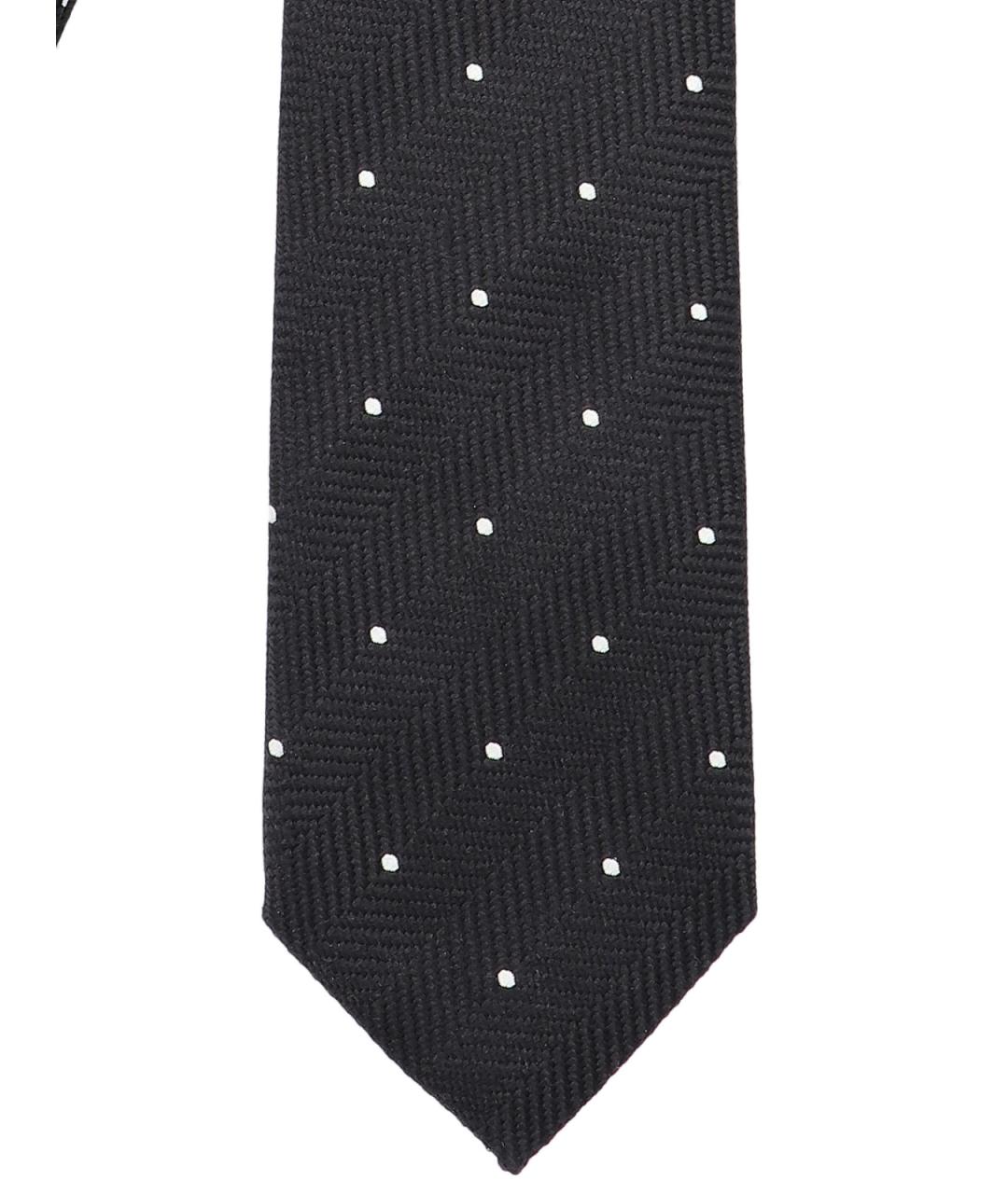 TOM FORD Черный шелковый галстук, фото 2