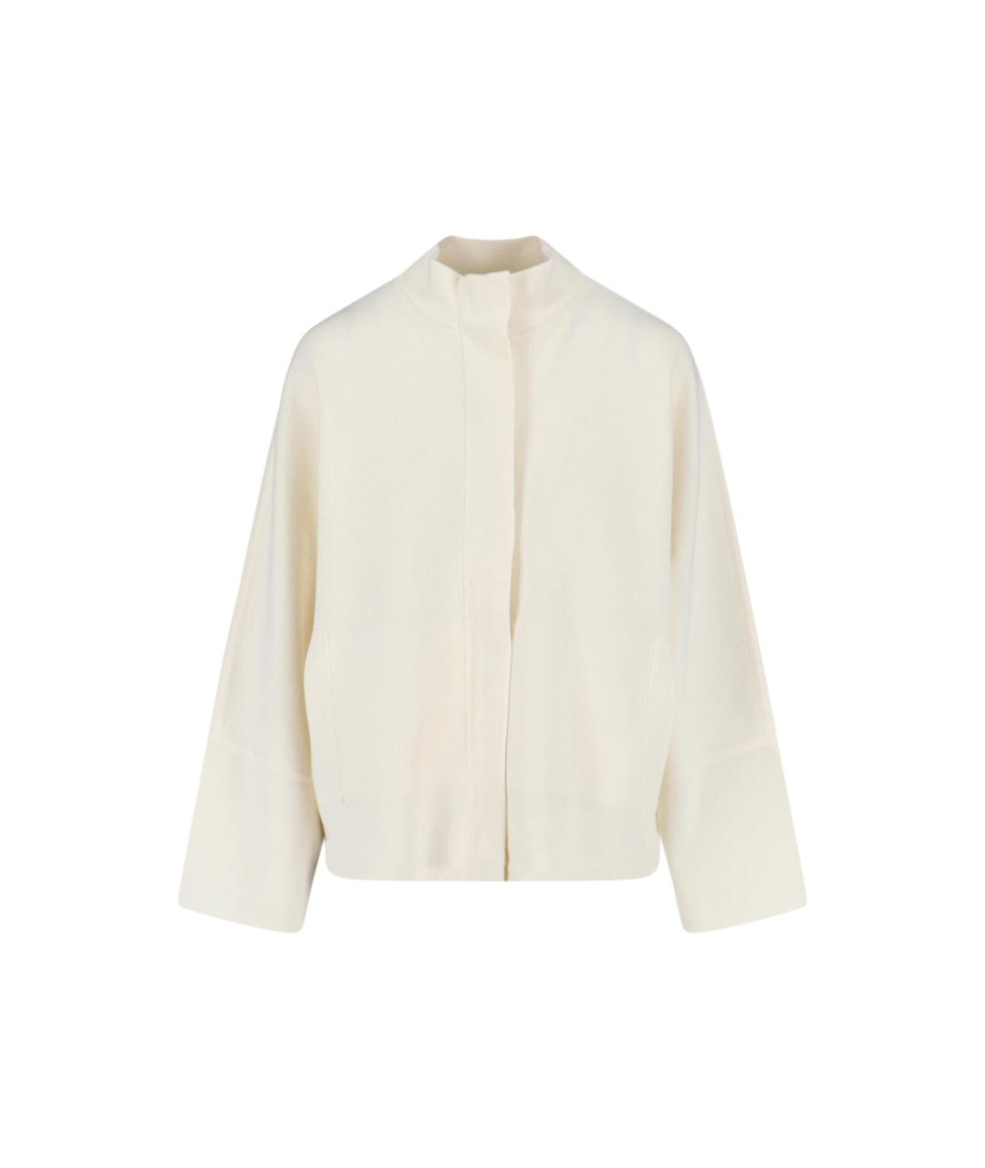 MAX MARA Белый шерстяной кардиган, фото 1