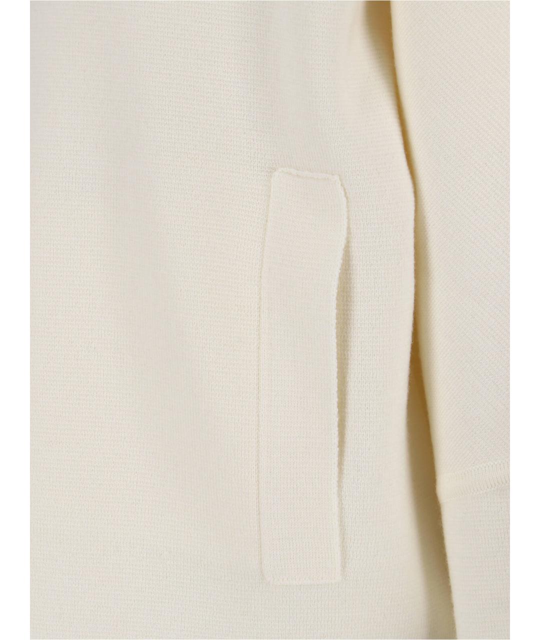 MAX MARA Белый шерстяной кардиган, фото 4