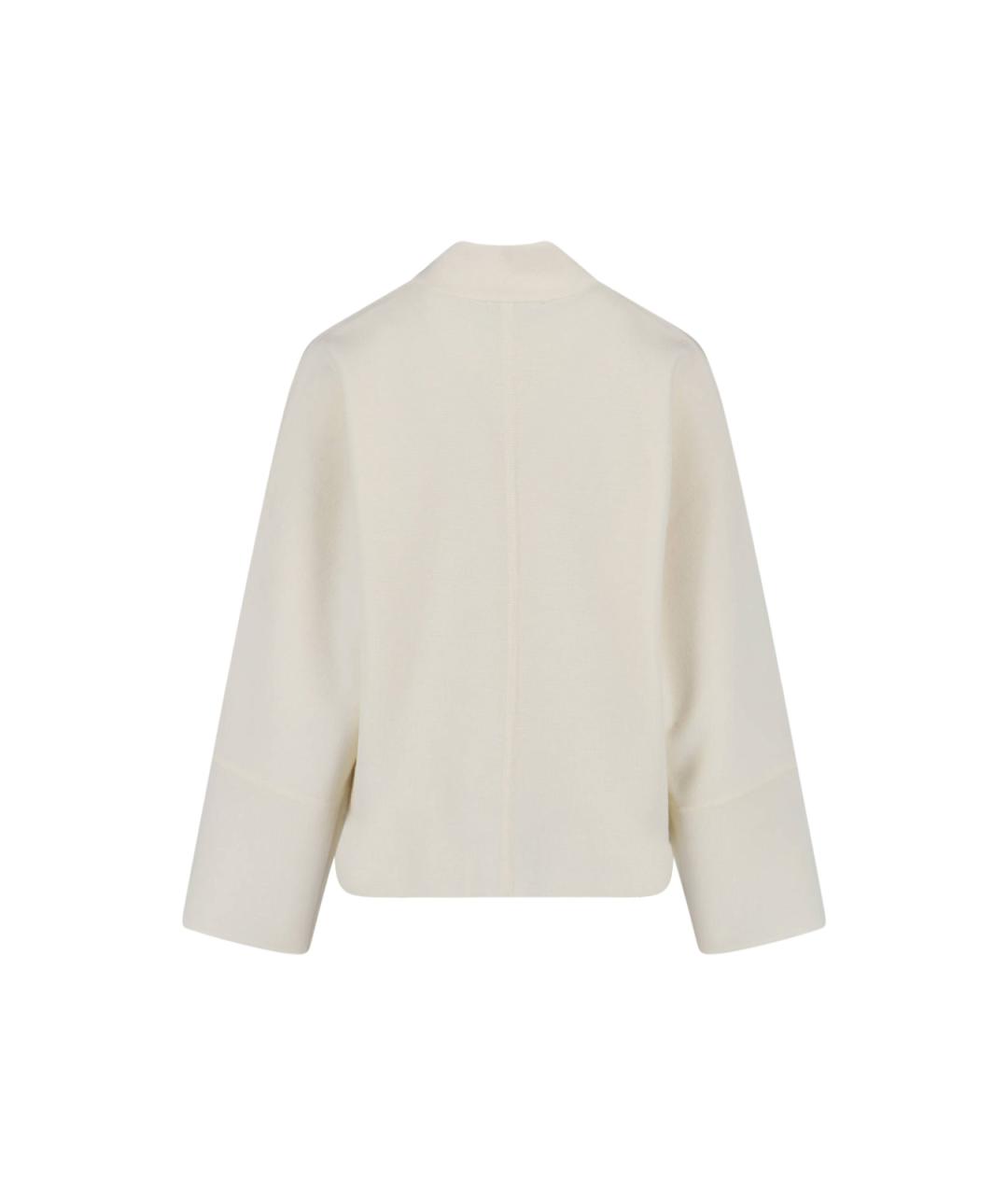 MAX MARA Белый шерстяной кардиган, фото 2