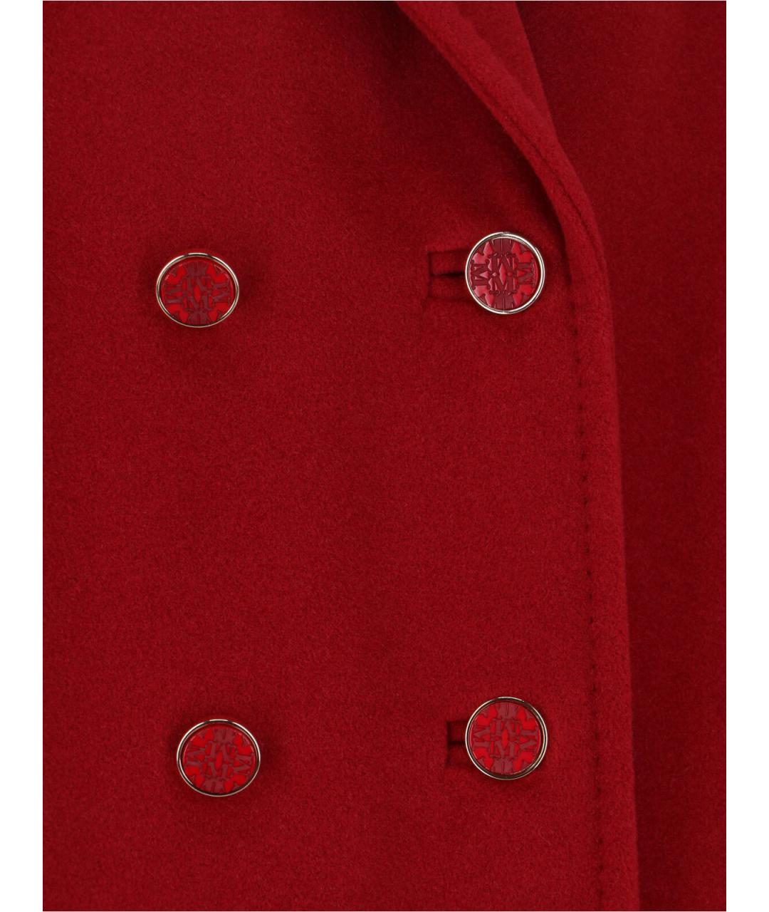 MAX MARA Красное шерстяное пальто, фото 4
