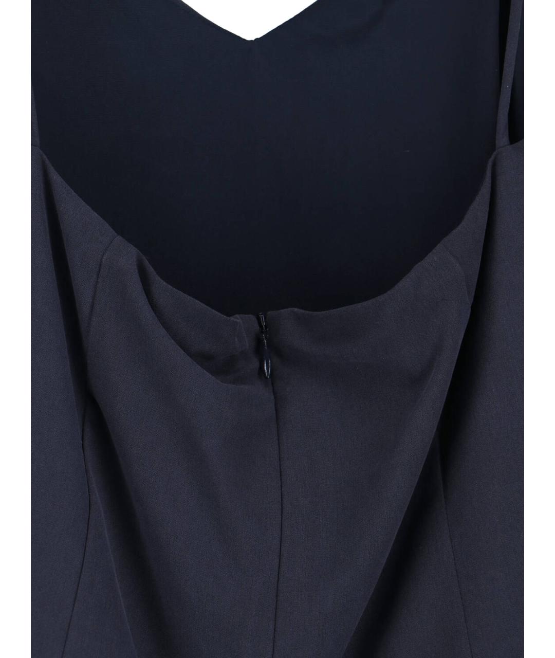 MAX MARA Синяя шелковая майка, фото 3