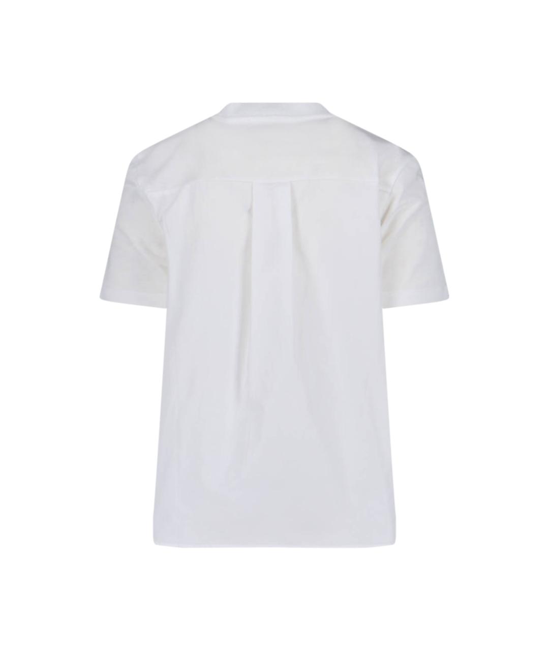 MARNI Белая хлопковая футболка, фото 2