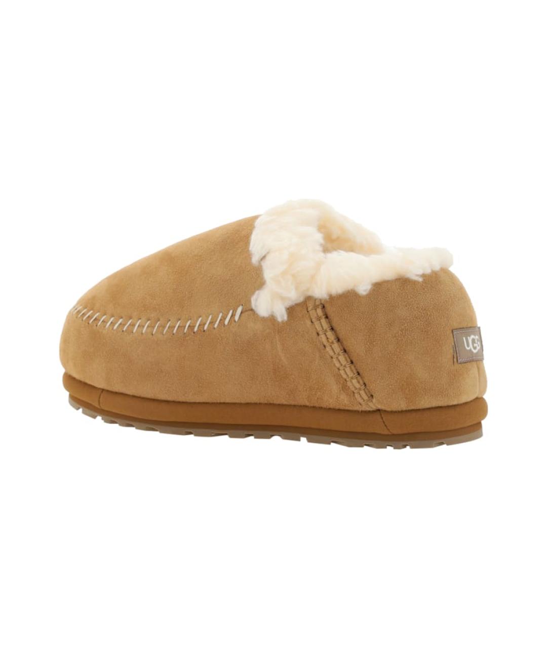 UGG AUSTRALIA Бежевые замшевые низкие ботинки, фото 3