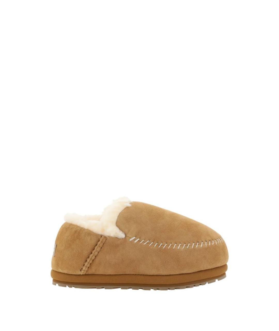 UGG AUSTRALIA Бежевые замшевые низкие ботинки, фото 5