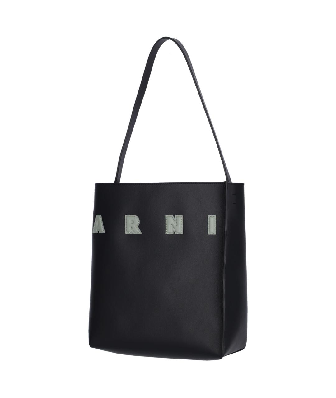 MARNI Черная сумка тоут, фото 2