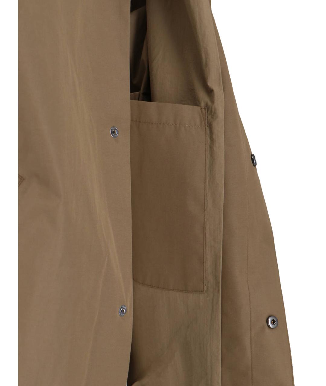 A.P.C. Коричневая полиэстеровая куртка, фото 5