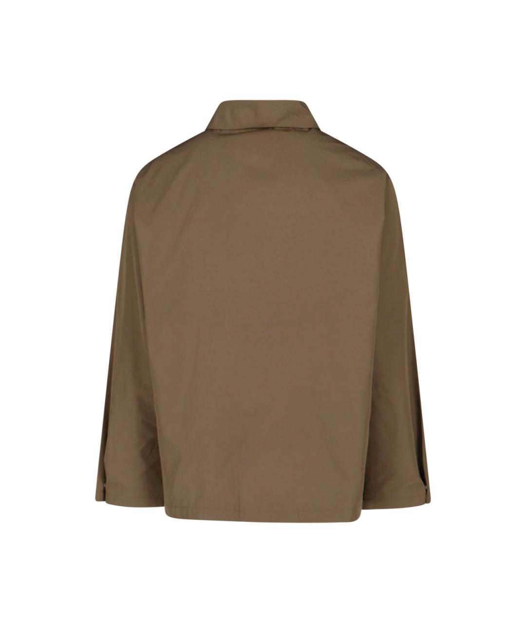 A.P.C. Коричневая полиэстеровая куртка, фото 2