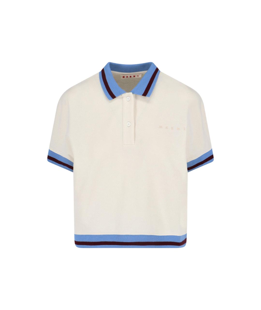 MARNI Белая футболка, фото 1